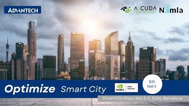 Advantech and Partners Showcase Edge AI Solutions for Smart City Applications at Smart City EXPO